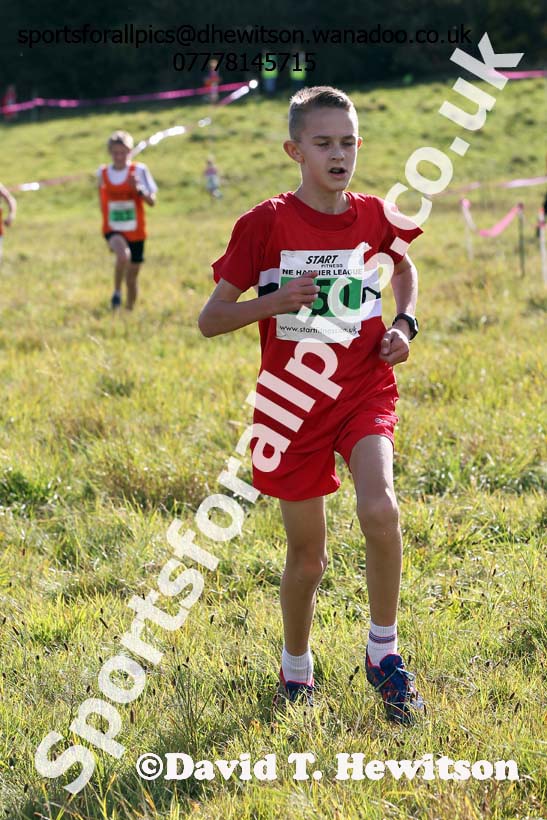 Boys under-13s, North East Harrier League, Cramlington. Photo: David T. Hewitson/Sports for All Pics